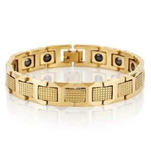 Titanium Diamond Fish Scale Bracelet