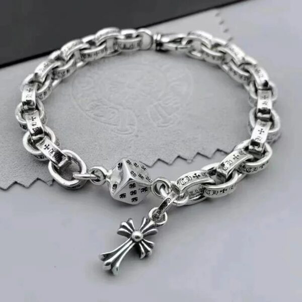 Chrome HeartsCross Multi-style Bracelet