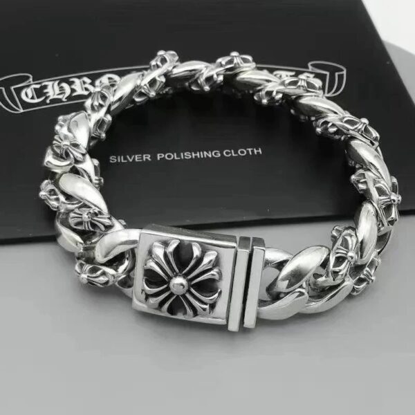 Chrome HeartsCross Multi-style Bracelet - 图片 2