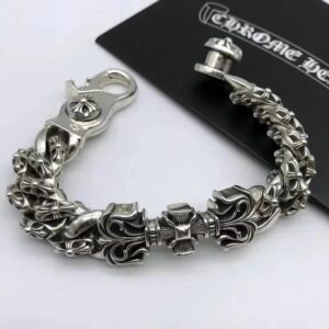 Chrome HeartsCross Multi-style Bracelet