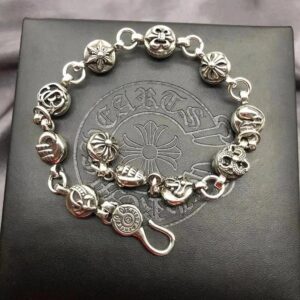 Chrome HeartsCross Multi-style Bracelet
