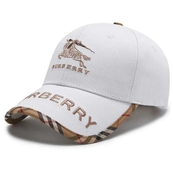 Burberry War Horse Embroidered Duckback Baseball Cap Collection