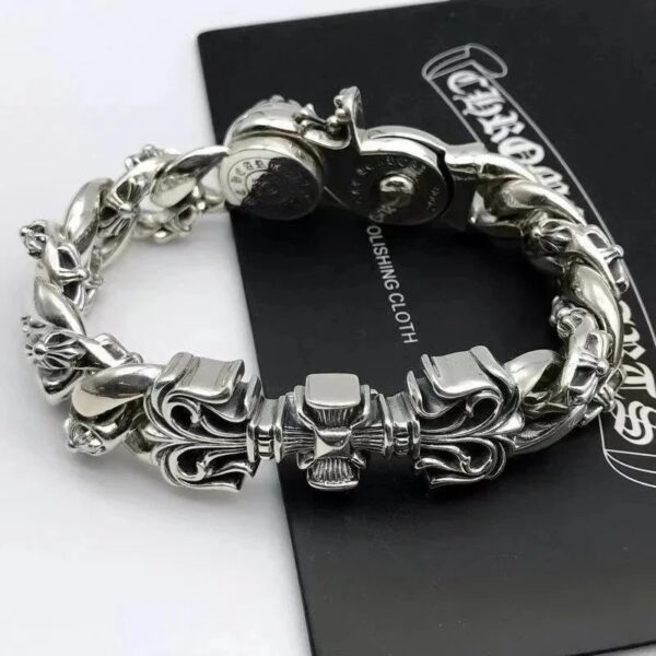 Chrome HeartsCross Multi-style Bracelet