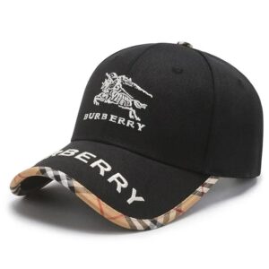 Burberry War Horse Embroidered Duckback Baseball Cap Collection