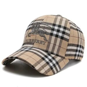 Burberry War Horse Embroidered Duckback Baseball Cap Collection