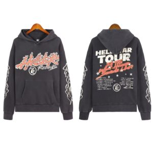 Hellstar high street ins vintage style hoodie collection multicolor