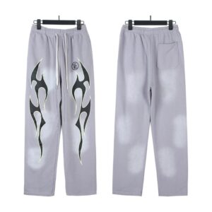 Hellstar Side Goddess ins High Street Vintage Casual Pants