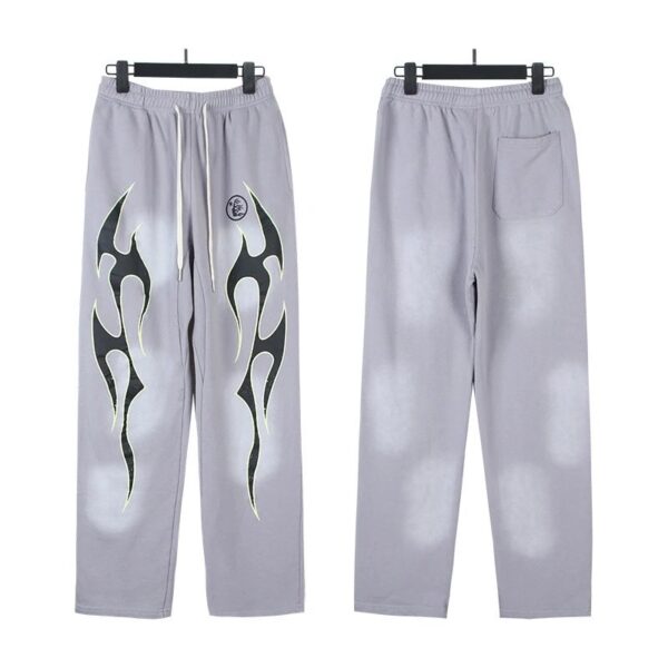 Hellstar Side Goddess ins High Street Vintage Casual Pants