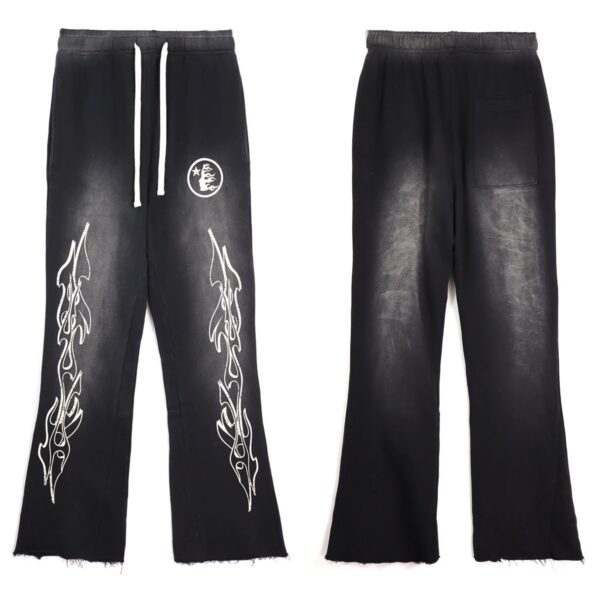 Hellstar Side Goddess ins High Street Vintage Casual Pants