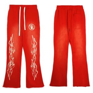 Hellstar Side Goddess ins High Street Vintage Casual Pants