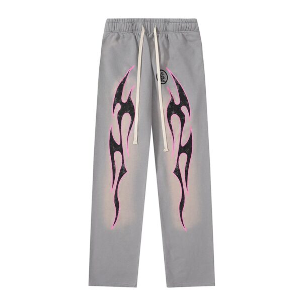 Hellstar Side Goddess ins High Street Vintage Casual Pants