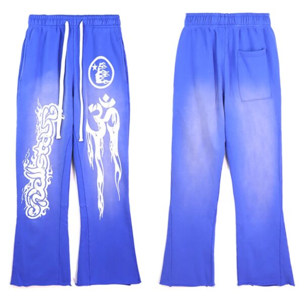 Hellstar Side Goddess ins High Street Vintage Casual Pants