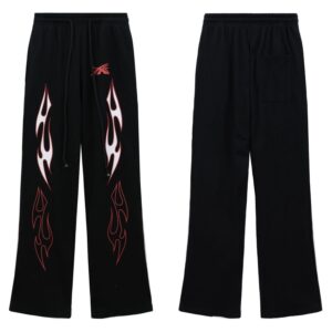 Hellstar side goddess ins high street vintage casual pants