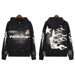 Hellstar high street ins vintage style hoodie collection multicolor