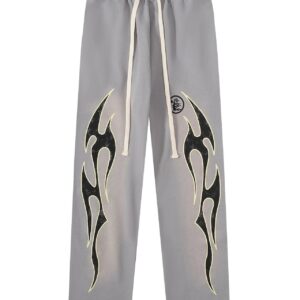 Hellstar Side Goddess ins High Street Vintage Casual Pants