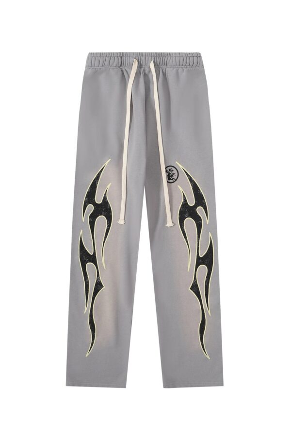 Hellstar Side Goddess ins High Street Vintage Casual Pants