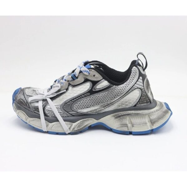 Balenciaga dad shoes 3XL height increase ten generation retro old sneakers Grey white blue