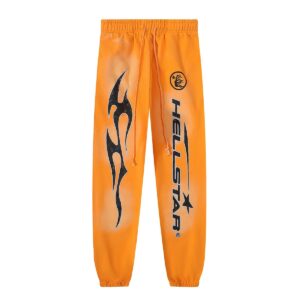 Hellstar Side Goddess ins High Street Vintage Casual Pants