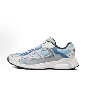 Dior new matching monogrammed dad shoes B30Light blue gray