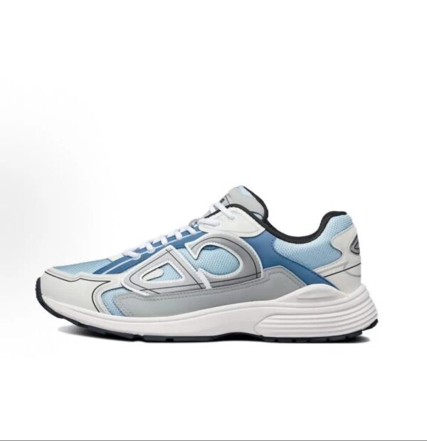 Dior new matching monogrammed dad shoes B30Light blue gray