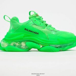 BALENCIAGA 2nd generation ins heightened daddy shoes Fluorescent Green