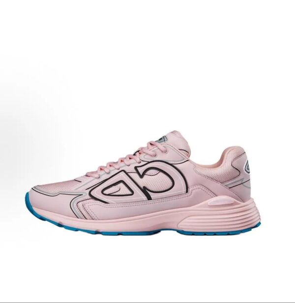 Dior new matching monogrammed dad shoes B30powder blue