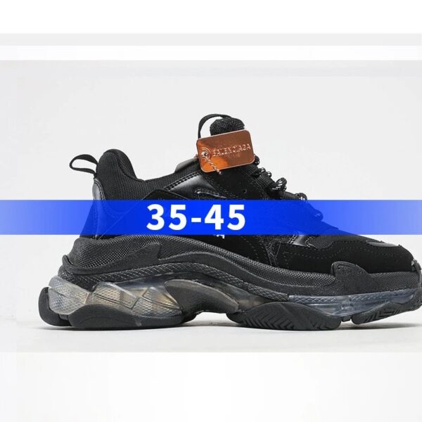 BALENCIAGA second generation ins heightening pops shoes black