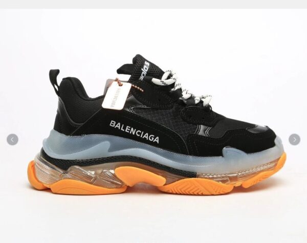 BALENCIAGA second generation ins heightened daddy shoes Black and Yellow