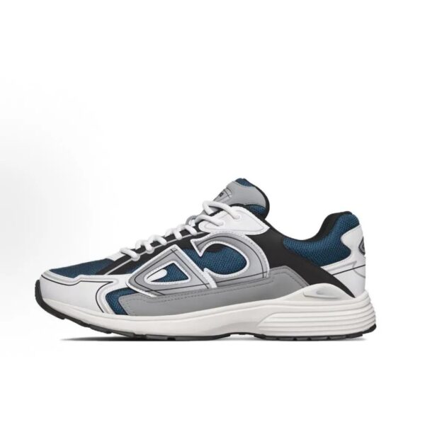 Dior New Matching Monogrammed Papa Shoes B30Blue Grey
