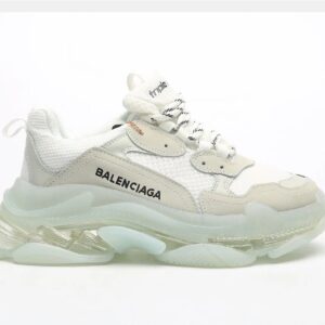BALENCIAGA second generation ins heightened daddy shoes Rice White