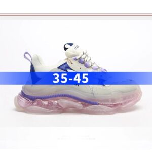 BALENCIAGA second generation ins heightened daddy shoes White Blue