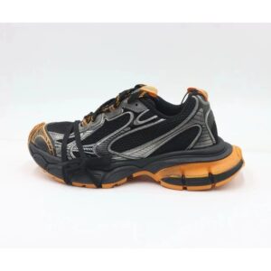 Balenciaga dads shoes 3XL heightened ten generations retro old sneakers Black Orange