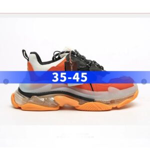 BALENCIAGA second generation ins heightened daddy shoes White orange gray