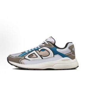 Dior new matching monogrammed shoes B30gray sapphire blue