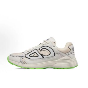 Dior new matching monogrammed dad shoes B30White green