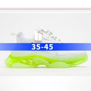 BALENCIAGA second generation ins heightened daddy shoes White Green