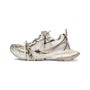 Balenciaga daddy shoes 3XL height increase ten generation retro old sneakers Champagne gold