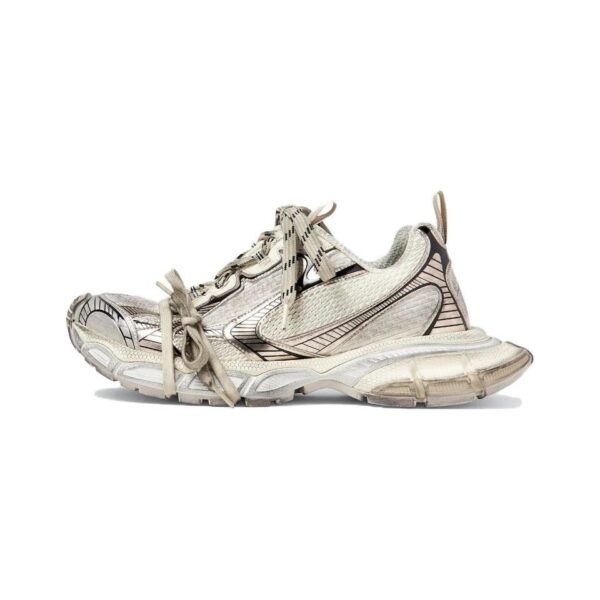 Balenciaga daddy shoes 3XL height increase ten generation retro old sneakers Champagne gold