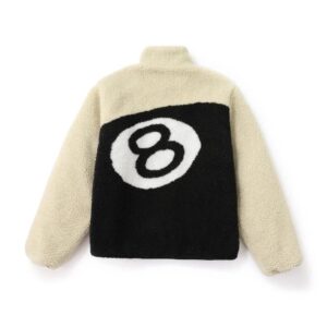 Stussy Black Eight Fall Chambray Baseball Jersey