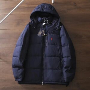 Ralph Lauren Classic Black Pony Label Down Jacket