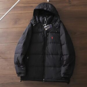 Ralph Lauren Classic Black Pony Label Down Jacket