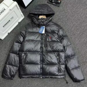 Ralph Lauren Classic Black Pony Label Down Jacket