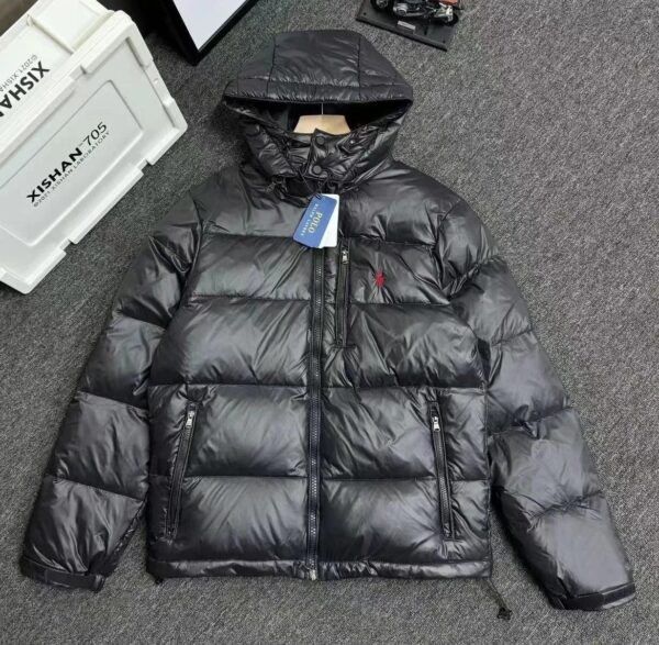 Ralph Lauren Classic Black Pony Label Down Jacket
