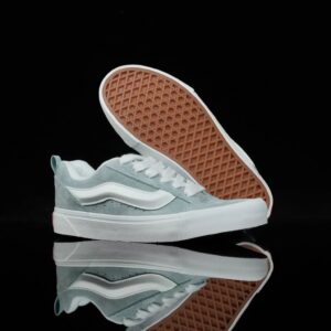 Vans Light Blue Suede Casual Sneakers Breathable Cushioning Everyday Wear Shoes