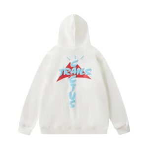 travisscott printed casual hoodie