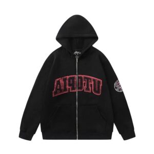 travisscott printed casual hoodie