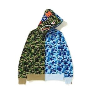 Bape Shark Head Multicolor Hoodie