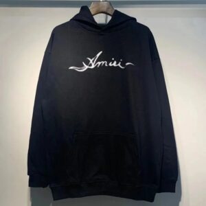 Amiri Logo Print Ink Splash Hoodie Multicolor Collection