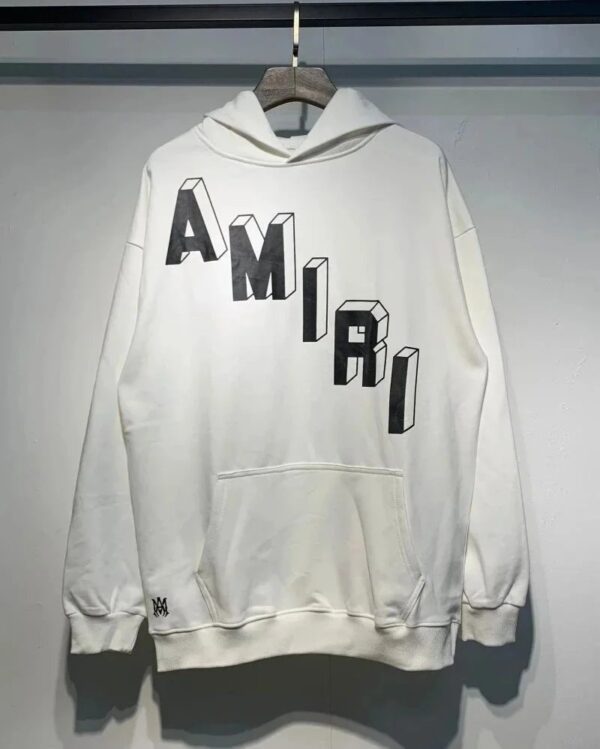 Amiri Logo Print Ink Splash Hoodie Multicolor Collection