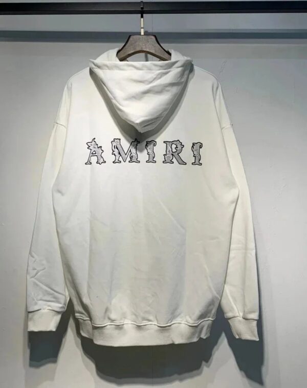 Amiri Logo Print Ink Splash Hoodie Multicolor Collection